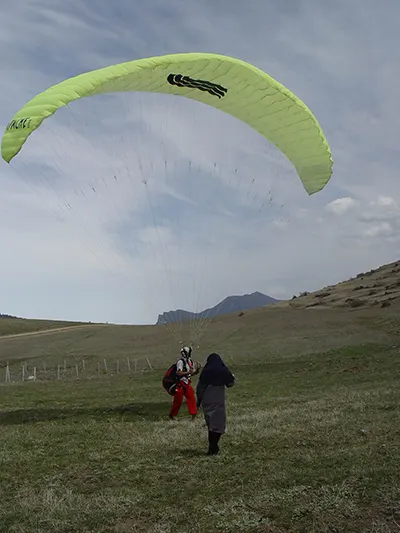 اولین بال پاراگلایدر زندگیم سال ۱۳۸۴