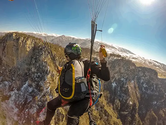 اجرای دوهفته تمرینات کوهنوردی وپرواز منطقه جهان نما