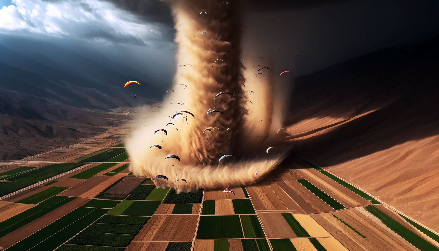 Dust Devils و اثرات آن‌ها بر پرواز پاراگلایدر